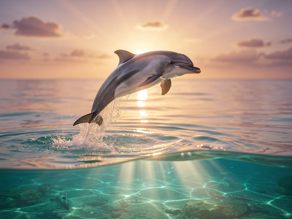 Delfin als Krafttier: Freude, Spielerei, Tiefe