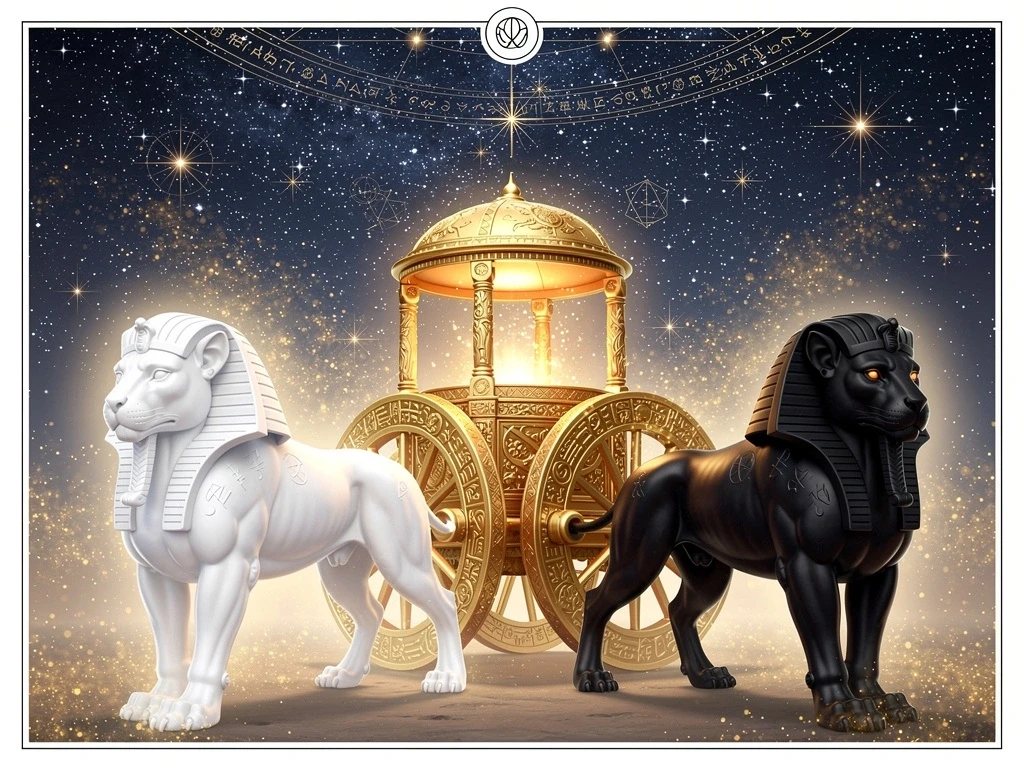 Der Wagen Tarot: Vorwärts mit Willenskraft