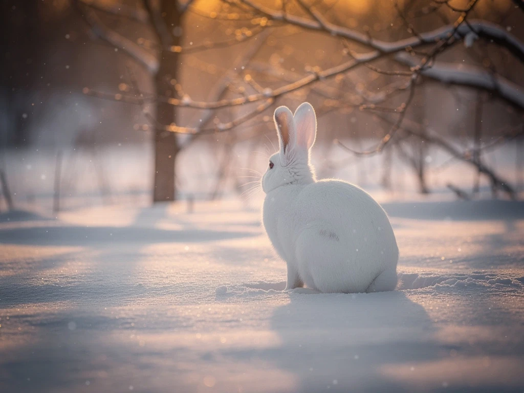 Krafttier Schneehase: Stille Intuition im Winter